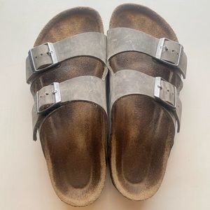 Birkenstock Arizona Oiled Leather Iron SF 38